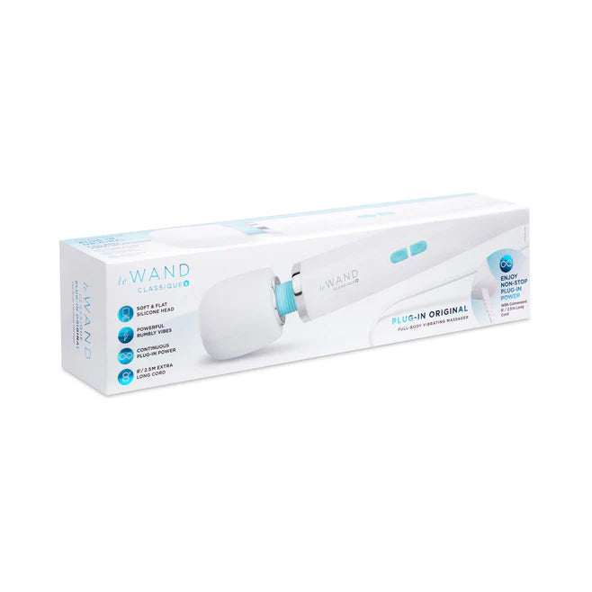 Le Wand Classique Plug-In Wand Massager – Original Full-Body Vibrating Massager