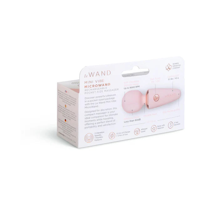 Le Wand Mini Vibe – Rechargeable Silicone Micro Wand Massager