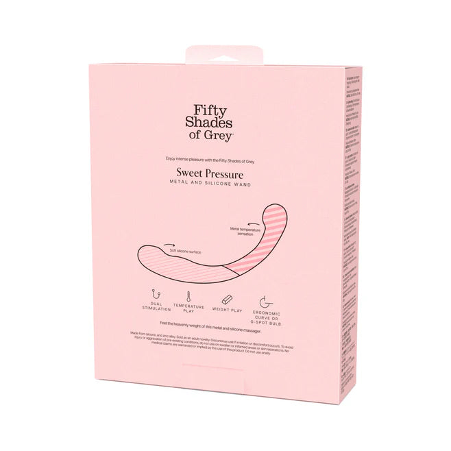 Fifty Shades of Grey Sweet Pressure Silicone & Metal Dildo – Dual-Sensation G-Spot Massager