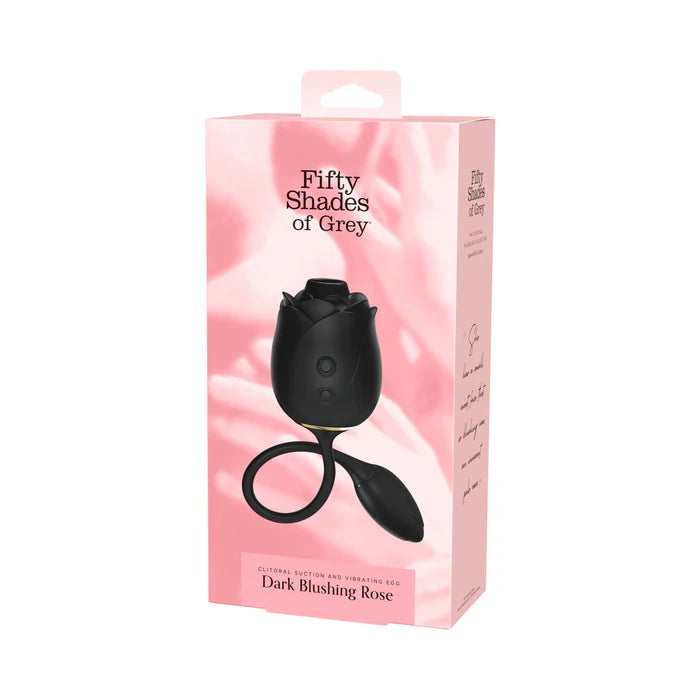 Fifty Shades of Grey Dark Blushing Rose Rechargeable Silicone Clitoral Stimulator