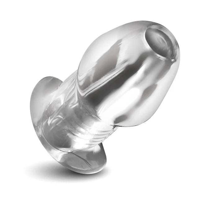 Master Series Dicked Clear Hollow Anal Plug