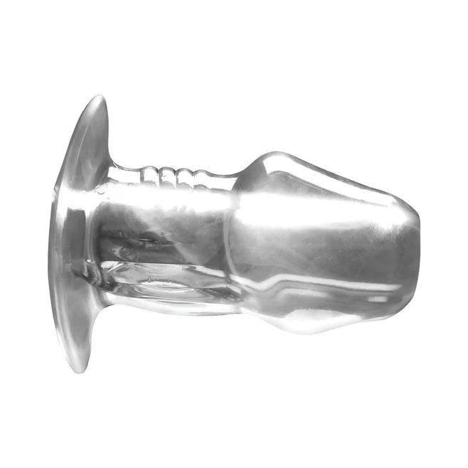 Master Series Dicked Clear Hollow Anal Plug
