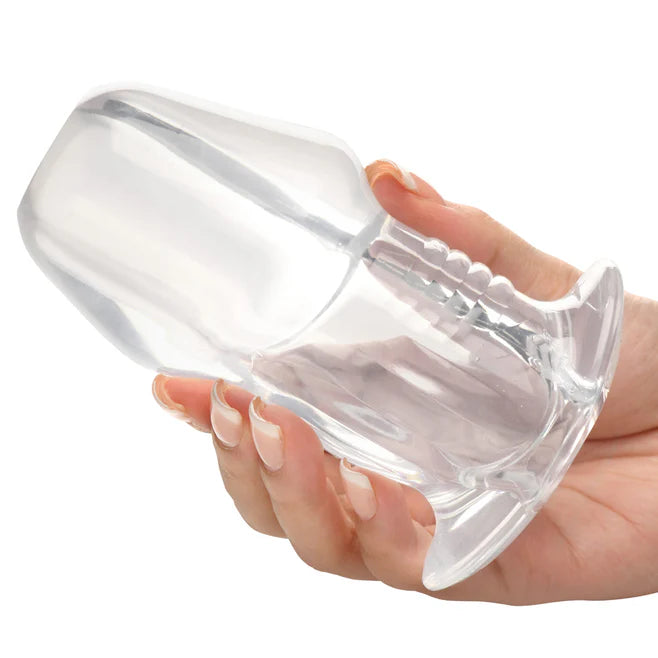 Master Series Dicked Clear Hollow Anal Plug