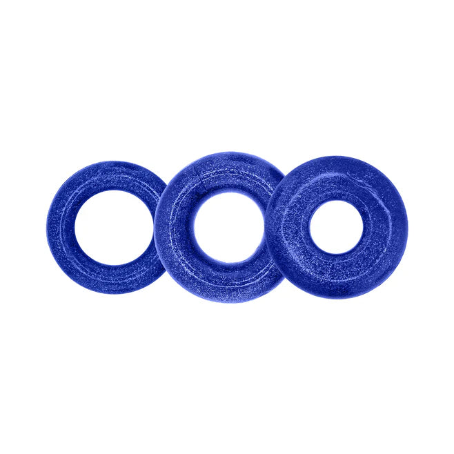 Oxballs Cockpack Multi Design Cockrings (3-Pack) – Slim, Tight & Comfort Fit Rings