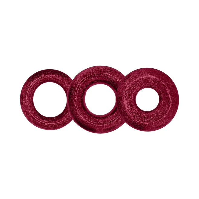 Oxballs Cockpack Multi Design Cockrings (3-Pack) – Slim, Tight & Comfort Fit Rings