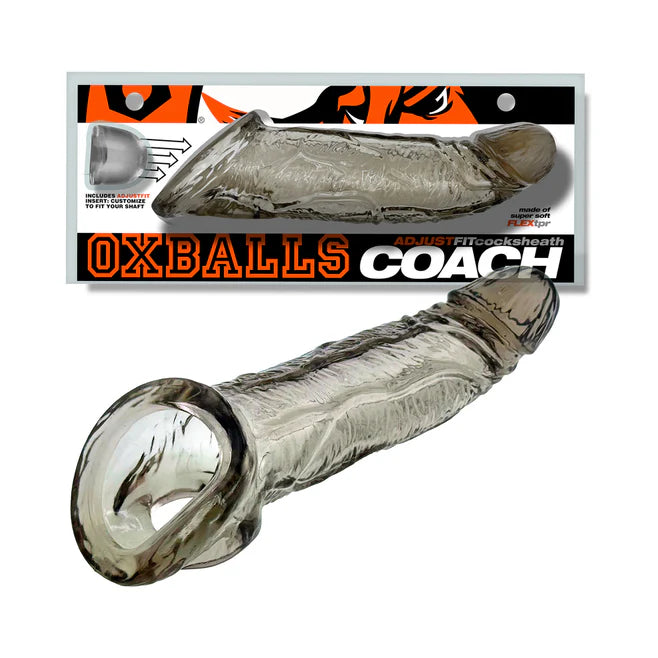 Oxballs Coach Cocksheath – Veiny, Thick & Adjustable with Gape-Fit Base