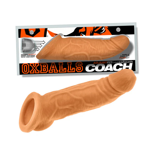 Oxballs Coach Cocksheath – Veiny, Thick & Adjustable with Gape-Fit Base