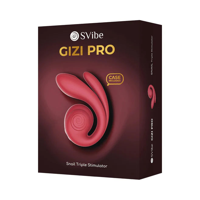 SVibe Snail Gizi Pro Vibrator – Wearable Triple Stimulation Silicone Vibrator