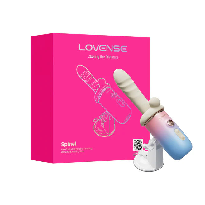 Lovense Spinel App-Controlled Thrusting, Vibrating & Heating Dildo