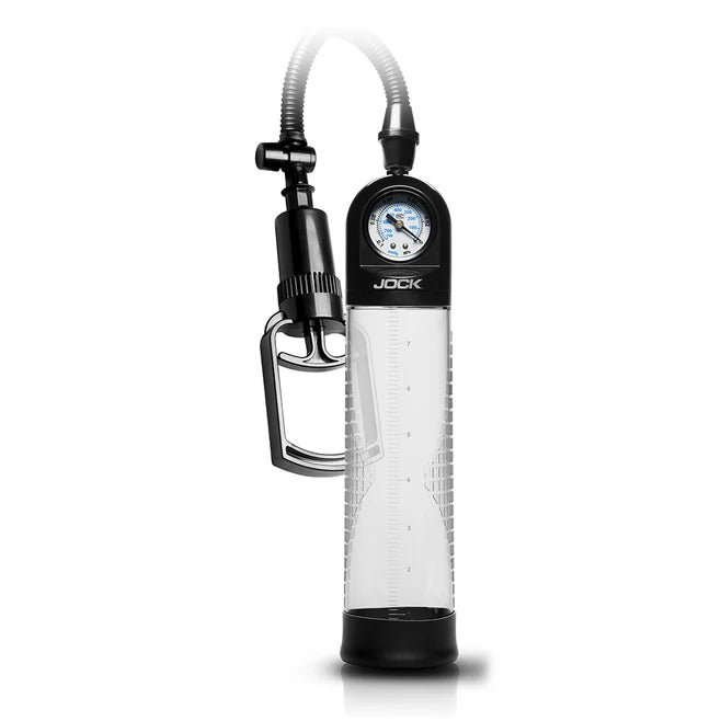 Jock Pump Up Gauge Penis Pump with Pull Rod