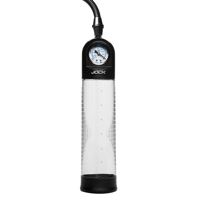 Jock Pump Up Gauge Penis Pump with Pull Rod