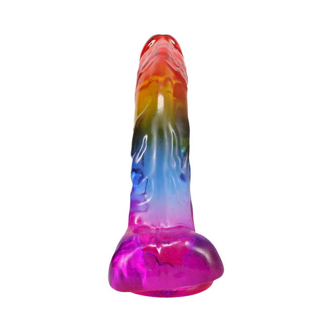 Crystal Jellies Realistic Dildo with Balls – 9.5 Inch