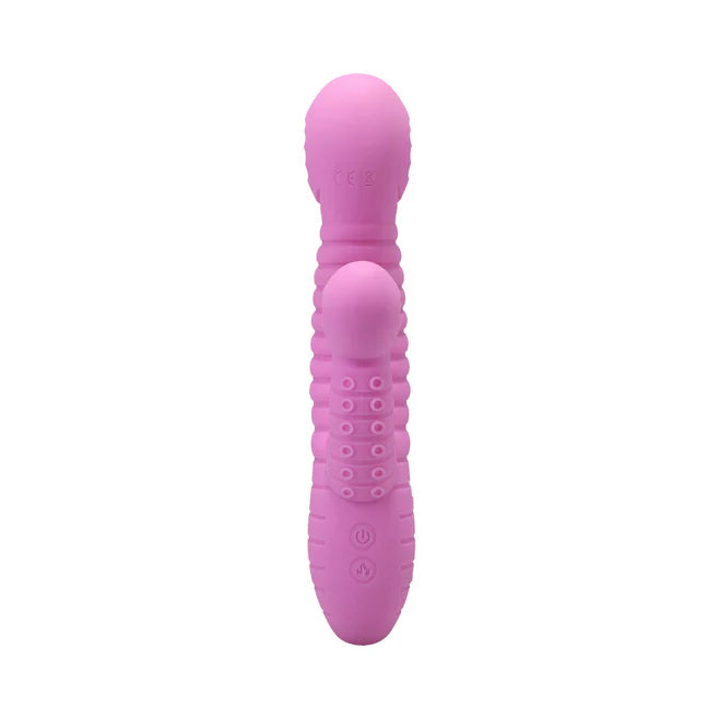 Polynesian Pleasures Into The C Seapuss Rechargeable Silicone Rabbit Vibrator with Clitoral Stimulator