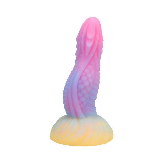 Vac-U-Lock Fantasy Fuckers Dragon’s Tongue Glow-in-the-Dark Silicone Dildo