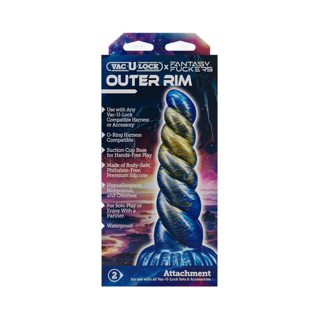 Vac-U-Lock Fantasy Fuckers Outer Rim Silicone Dildo
