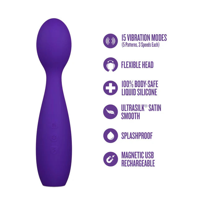 Sexy Things Velvet High Rechargeable Silicone Vibrating Wand