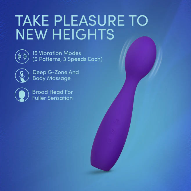 Sexy Things Velvet High Rechargeable Silicone Vibrating Wand