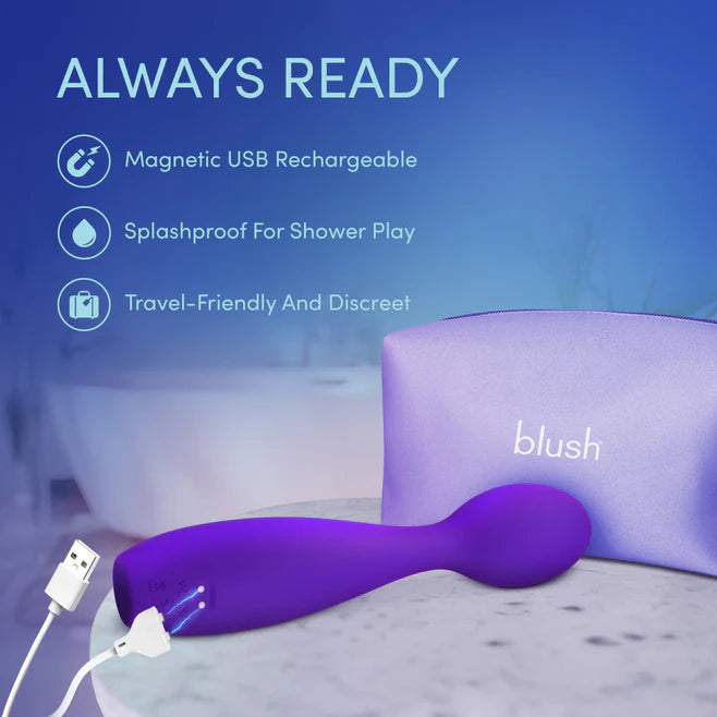 Sexy Things Velvet High Rechargeable Silicone Vibrating Wand