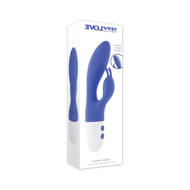 Funny Bunny Rechargeable Silicone Rabbit Vibrator – Waterproof Dual Stimulation Rabbit
