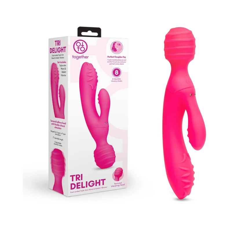 Together Tri Delight Wand & Rabbit Vibrator