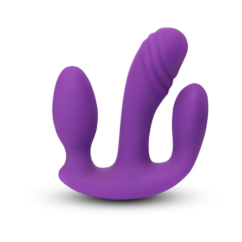 Together Blended Pleasure Triple-Pronged Vibrator