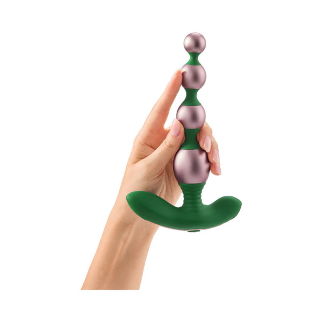 FemmeFunn Bougie Beads – Vibrating Aluminum Anal Beads for Luxury Play