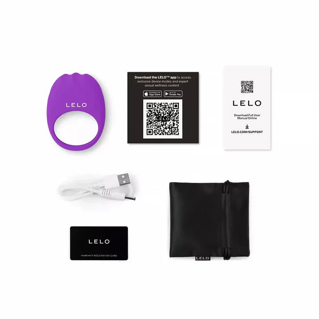 LELO LIFEGUARD Originals – Rechargeable Vibrating Silicone Penis Ring with App Control