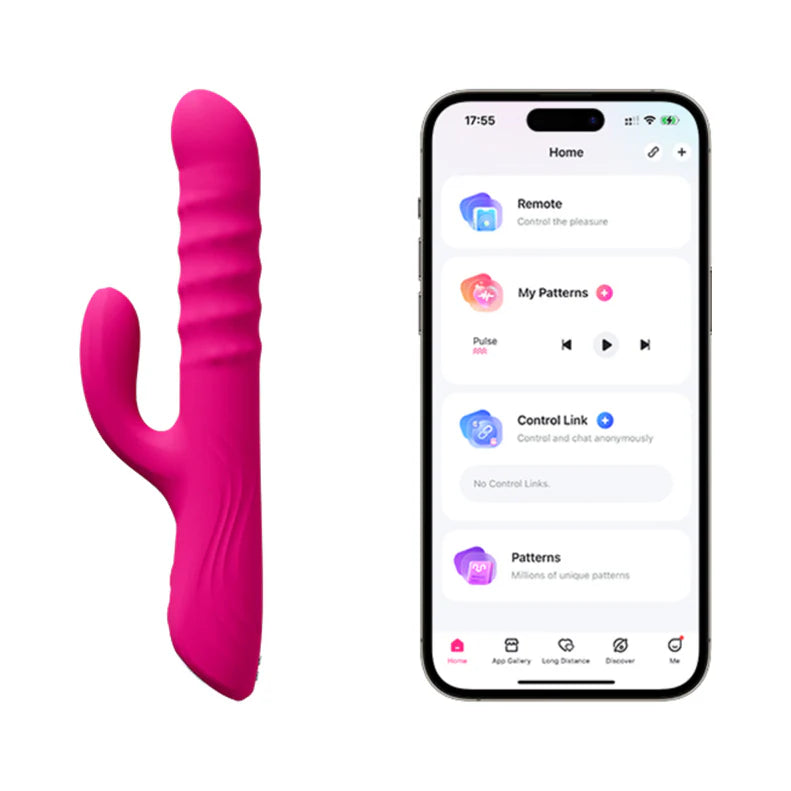 Lovense Velvo Rotating Rabbit Vibrator – App-Controlled Silicone Dual Stimulator