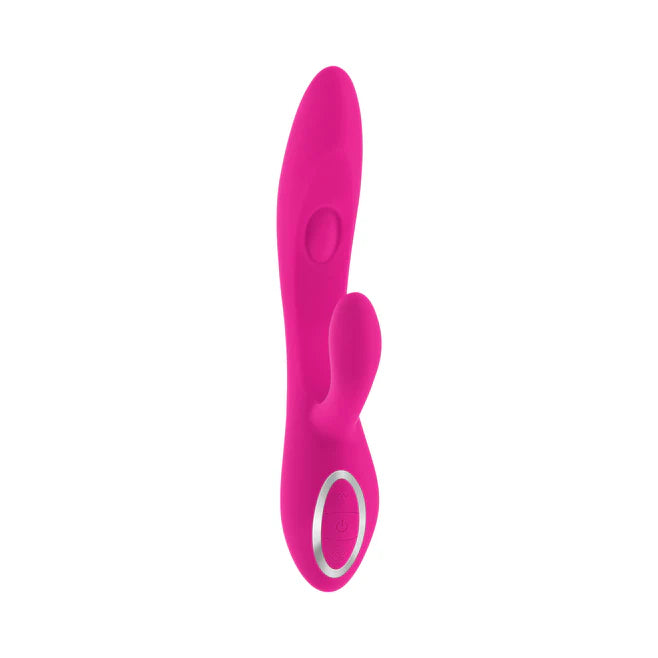 G-Tapper Rechargeable Silicone Double Tapping Rabbit Vibrator with Clitoral Stimulator