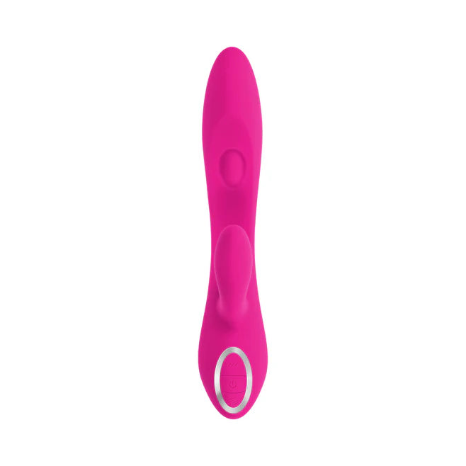 G-Tapper Rechargeable Silicone Double Tapping Rabbit Vibrator with Clitoral Stimulator