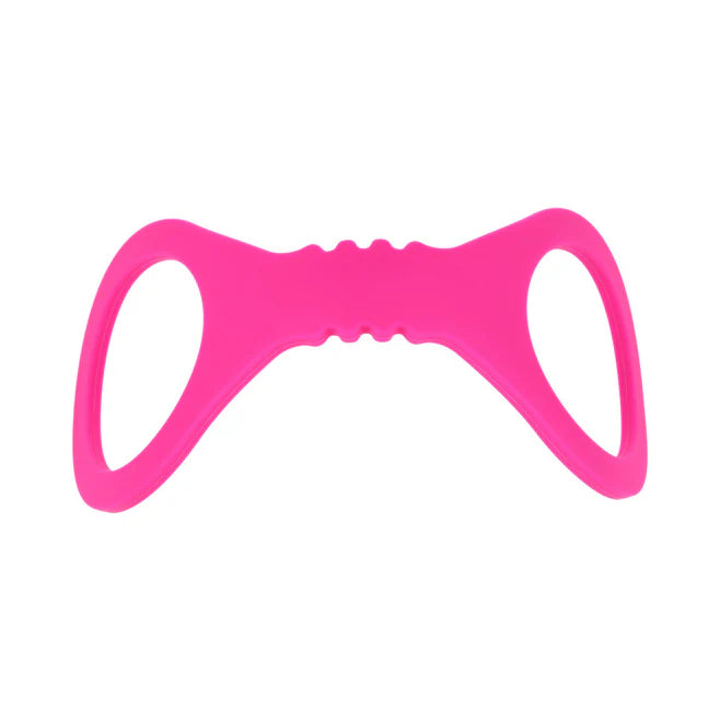 Sex & Mischief Hot Pink Silicone Cuffs – Stretch-Fit Wrist Restraints