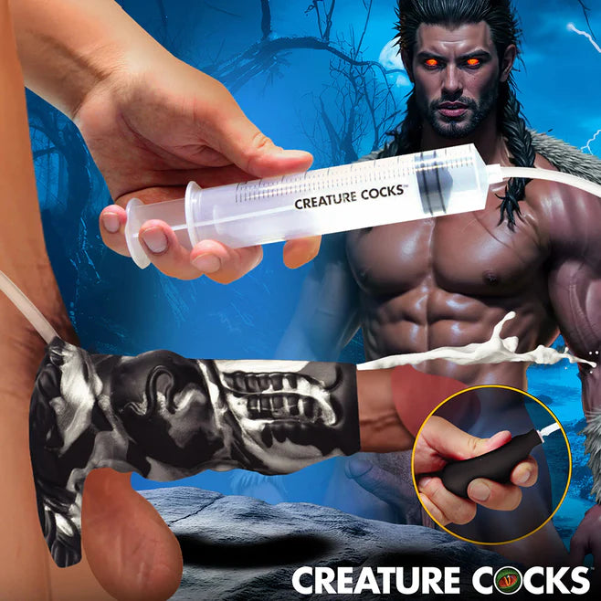 Creature Cocks Night Prowler Squirting Silicone Penis Enhancer