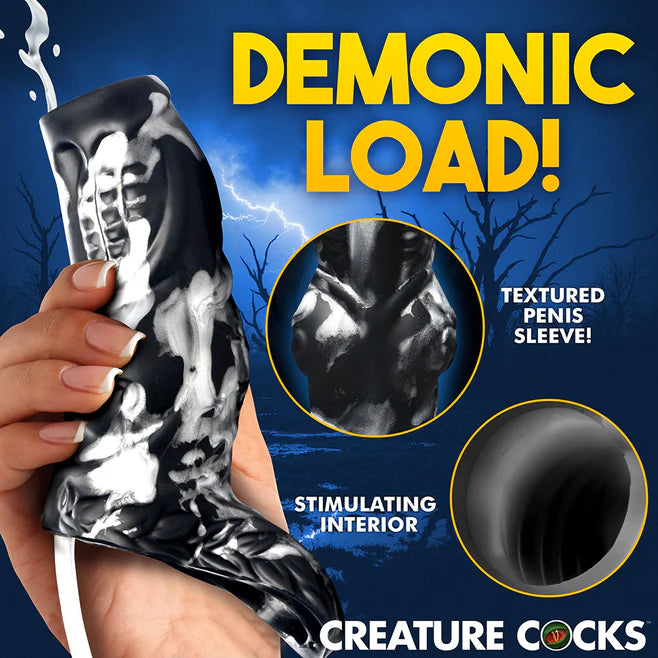 Creature Cocks Night Prowler Squirting Silicone Penis Enhancer