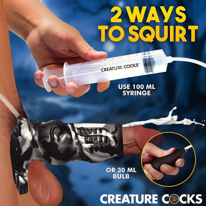 Creature Cocks Night Prowler Squirting Silicone Penis Enhancer