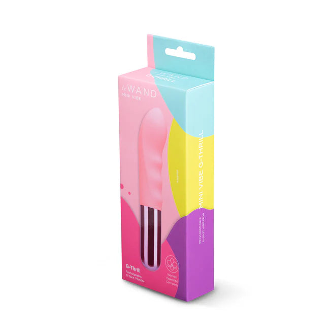 Le Wand Mini Vibe G-Thrill Rechargeable Rippled G-Spot Vibrator