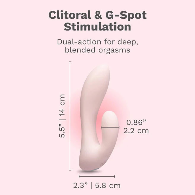 Le Wand Mini Vibe G-Double Dual Stimulating Rechargeable Rabbit Vibrator