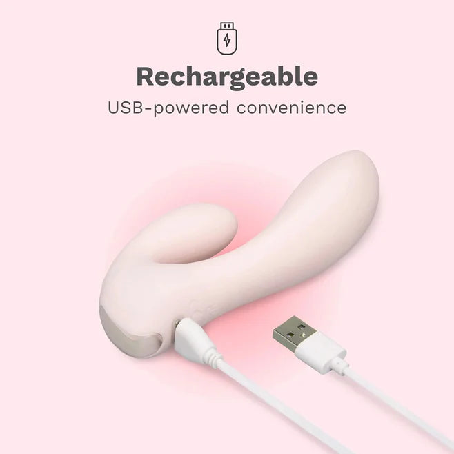 Le Wand Mini Vibe G-Double Dual Stimulating Rechargeable Rabbit Vibrator