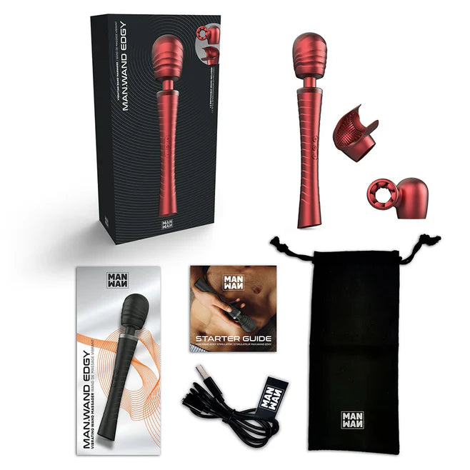 MAN.WAND EDGY – Powerful Precision Vibrating Wand with Sense Touch Technology