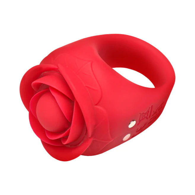 Bloomgasm Rose Ring Rechargeable Silicone Finger Vibrator