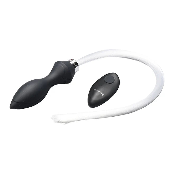 Booty Sparks Vibrating Silicone Optical Fiber Butt Plug with Remote