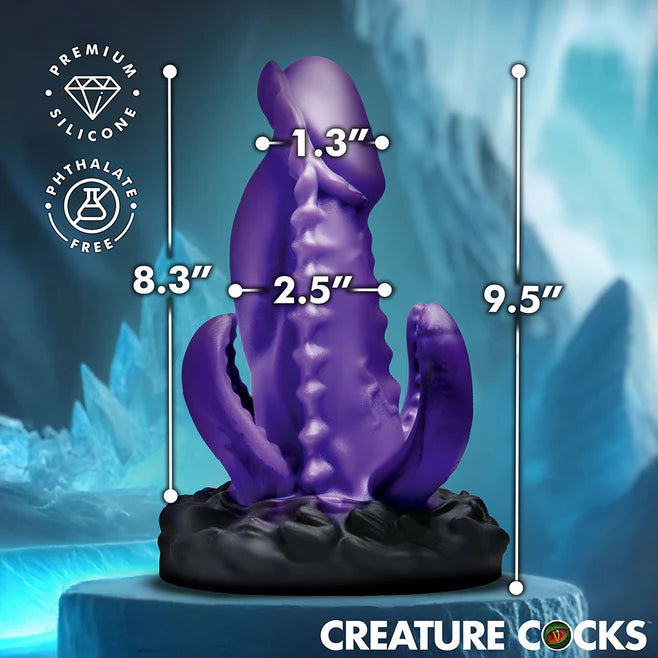 Creature Cocks Leviathan Silicone Dildo – Tentacled Fantasy Suction Dildo