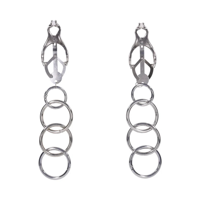 Edge Tuggable Clover Nipple Clamps