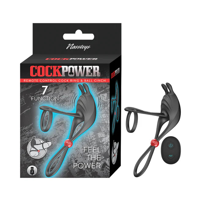 Nasstoys Cock Power Remote Control Cock Ring & Ball Cinch