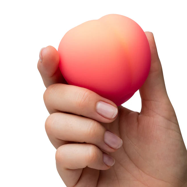 ROMP Pink Peach Pleasure Air Vibrator – Rechargeable Waterproof Silicone Toy