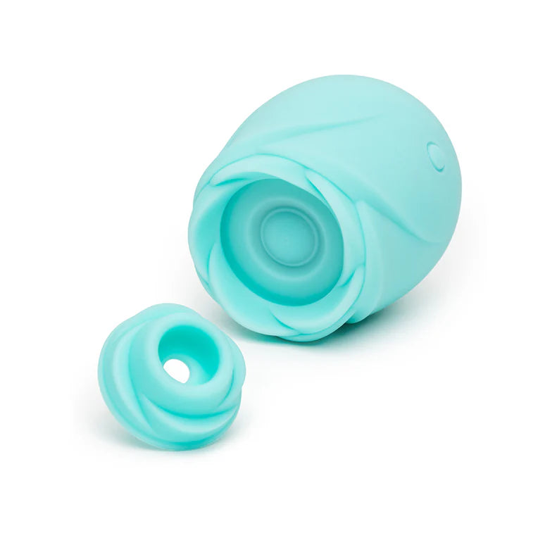 Romp Rose Glow Air Clitoral Stimulator – Rechargeable Silicone Suction Vibrator