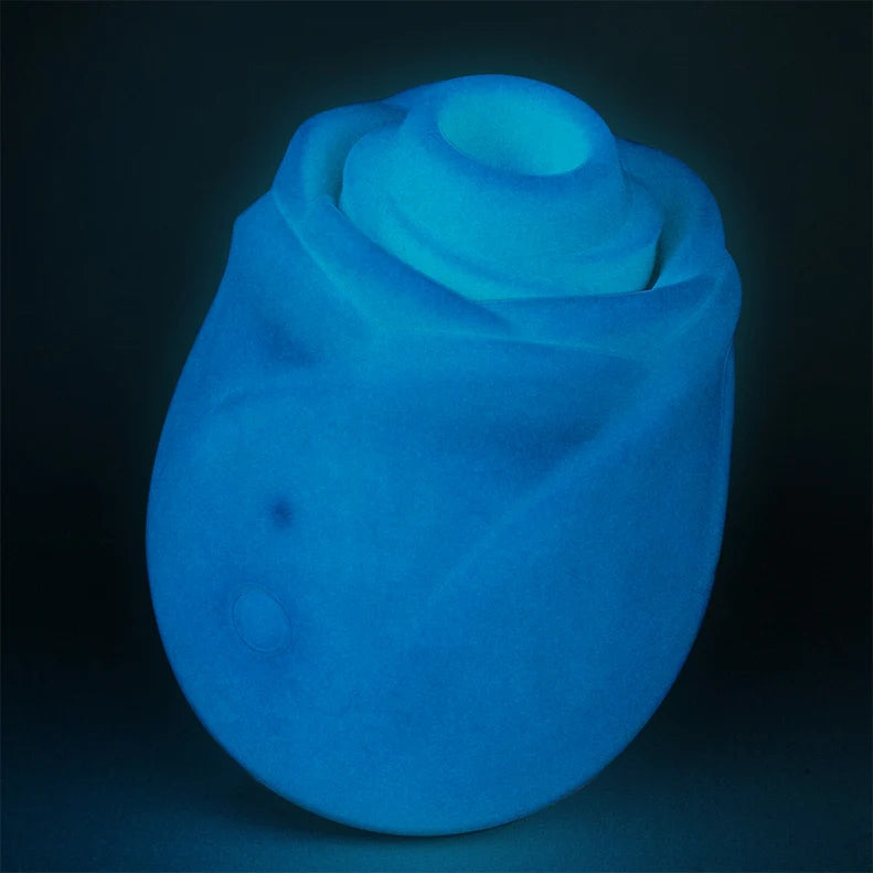 Romp Rose Glow Air Clitoral Stimulator – Rechargeable Silicone Suction Vibrator