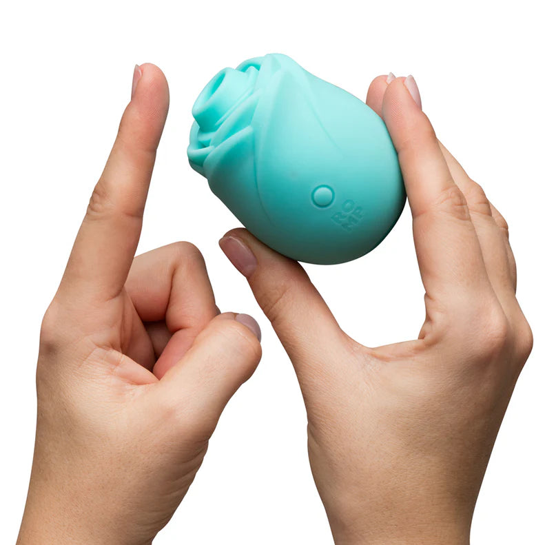 Romp Rose Glow Air Clitoral Stimulator – Rechargeable Silicone Suction Vibrator