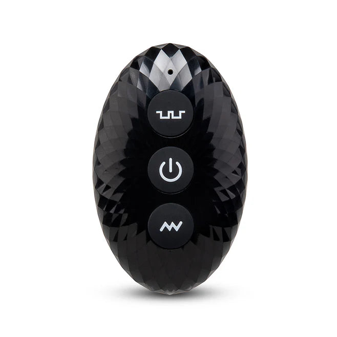 B-Vibe 3.5” Light-Up Rechargeable Silicone Butt Plug with Remote