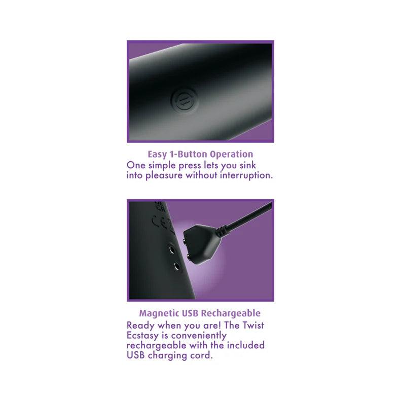 Anal Fantasy Elite Twist Ecstasy Rotating Anal Massager