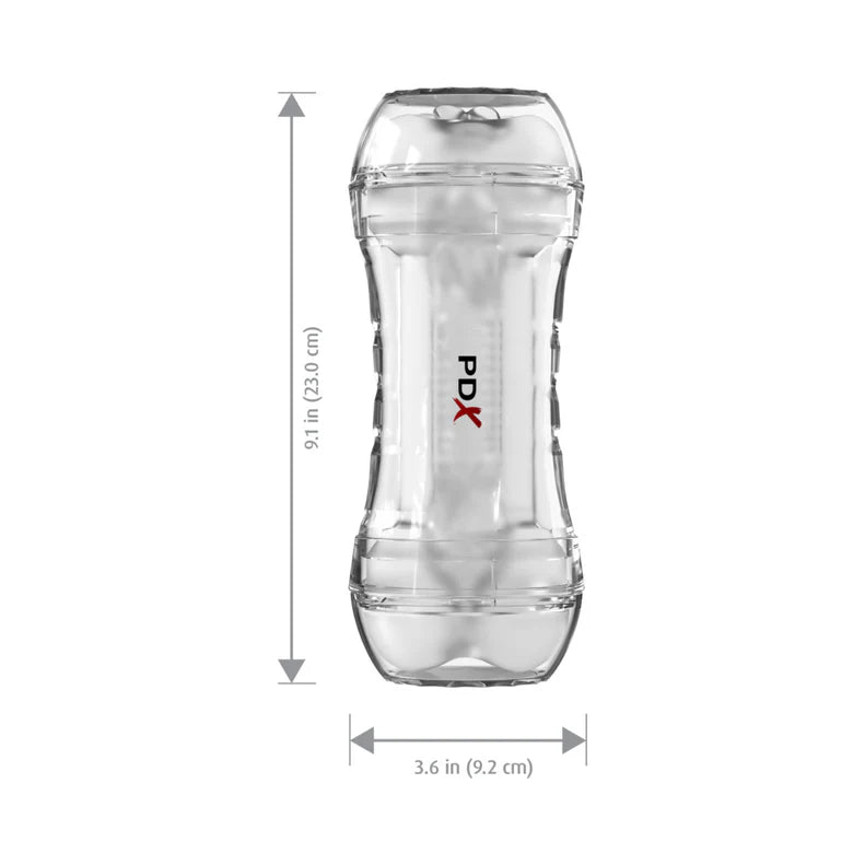 PDX Extreme Wet Pussies Super Flip-A-Pussy Over Self-Lubricating Dual-Ended Stroker